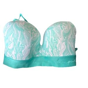 Victoria's Secret Wear Everywhere Lightly Lined Wireless T-Shirt Bra Abstrac32DD